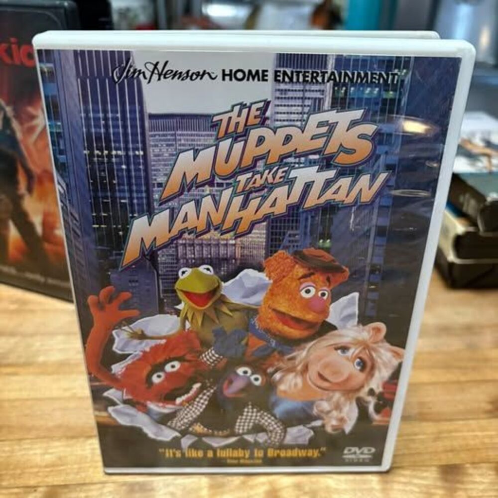 The Muppets Take Manhattan movie on Dvd disk